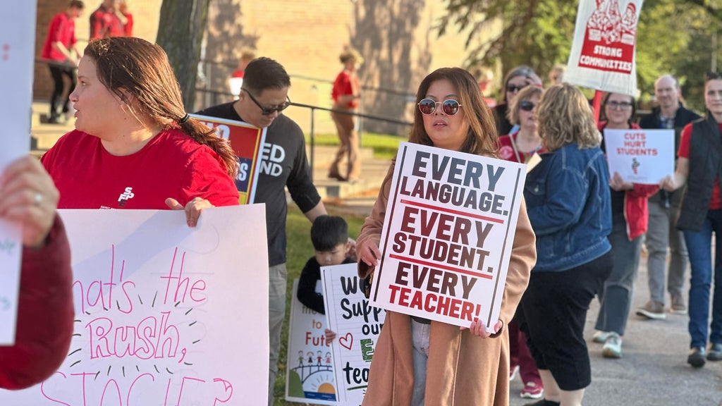 St. Paul school board delays vote on English learner teacher cuts after contentious, 5-hour meeting — WCCO / CBS Minnesota, Crystal Schools news
