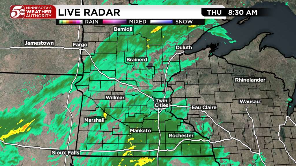 Thursday weather: Cool and wet day ahead — KSTP 5, Crystal Community news