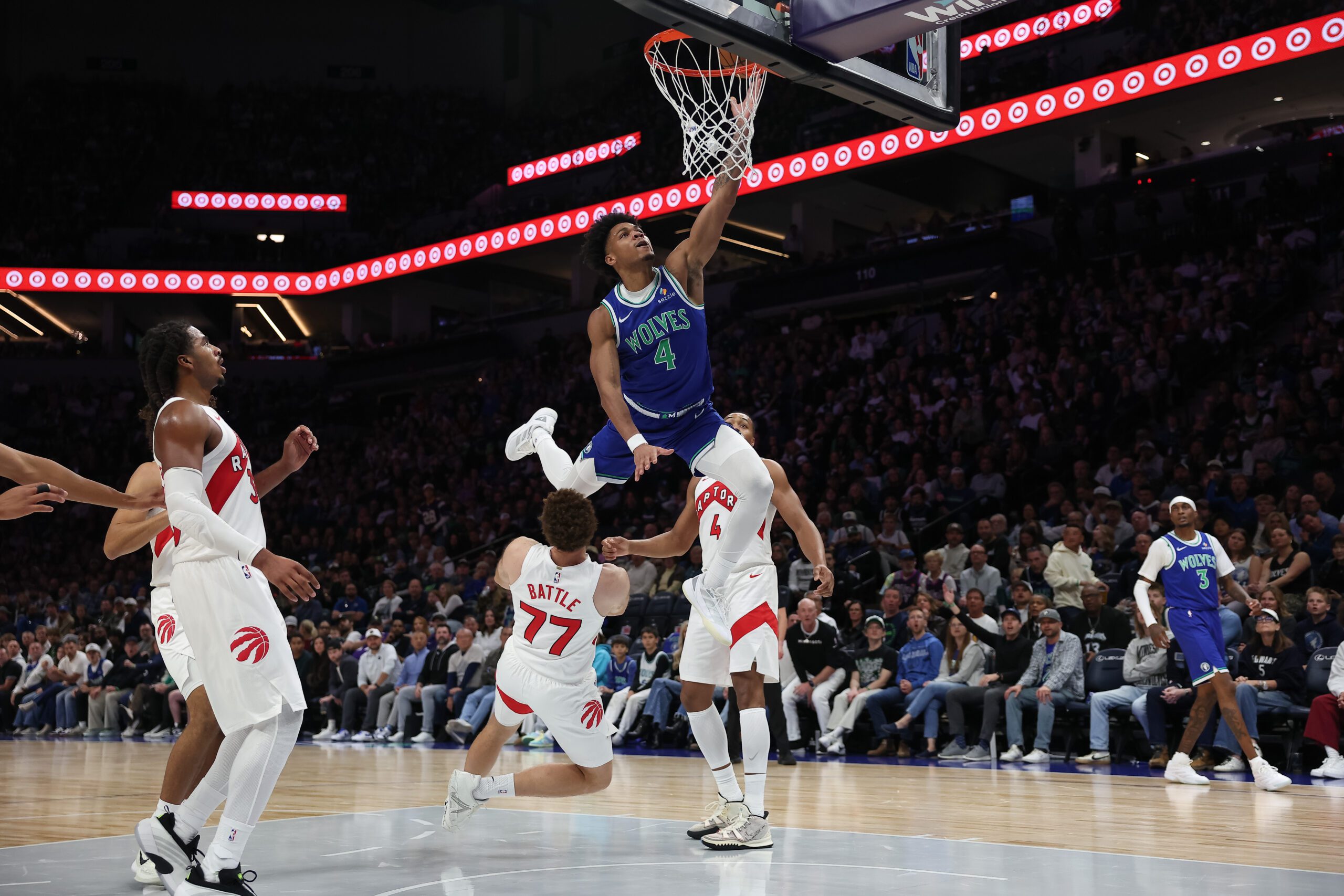 Timberwolves stay unbeaten with 117-94 win over Raptors in home opener — KSTP 5, Crystal Sports news