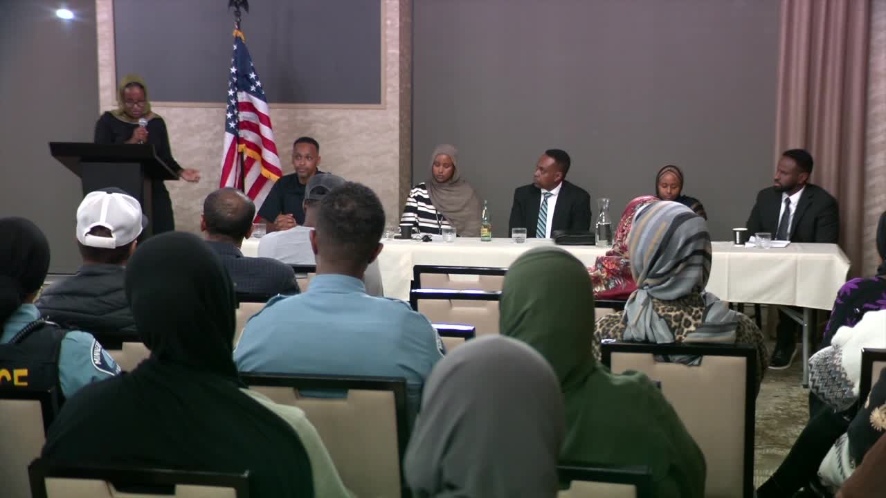 Somali-American police officers address gang violence at town hall; community shares possible solutions — KSTP 5, Crystal Business news
