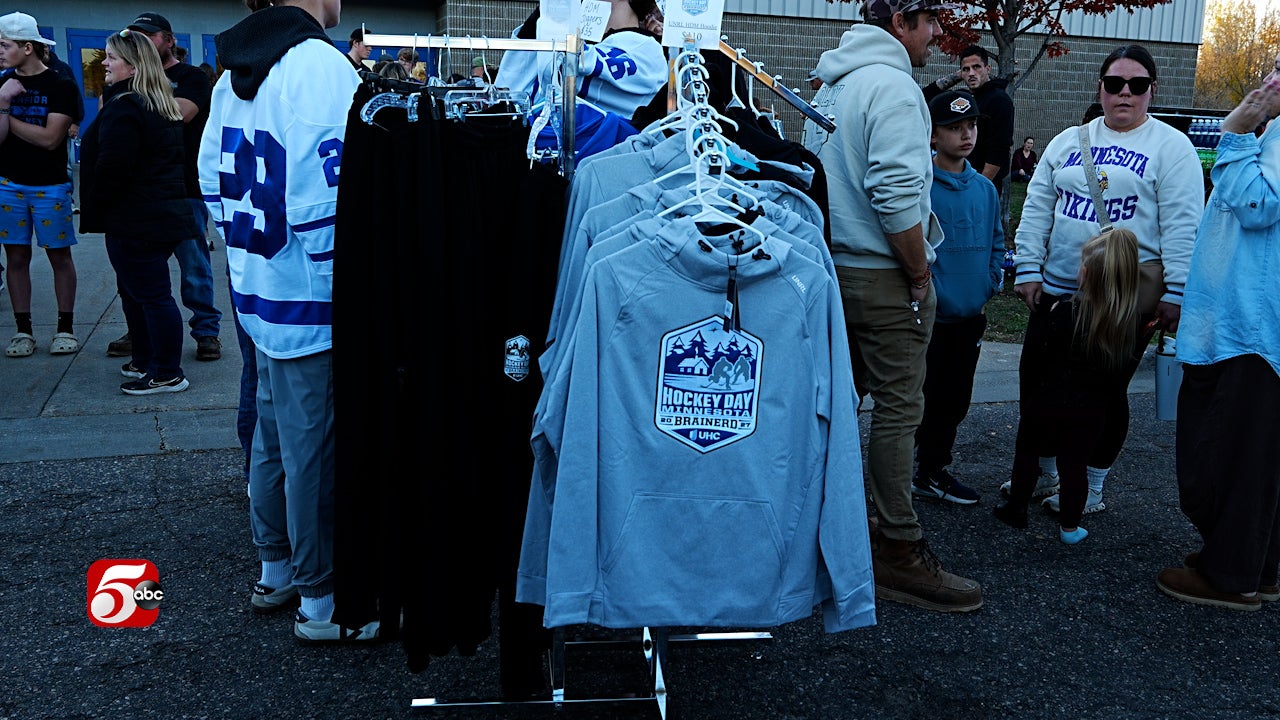Brainerd celebrates 100 days until Hockey Day Minnesota — KSTP 5, Crystal Schools news