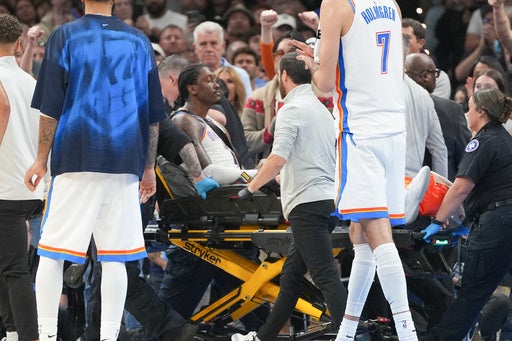 Thunder lose Jalen Williams to serious lower leg injury late in win over Clippers — KSTP 5