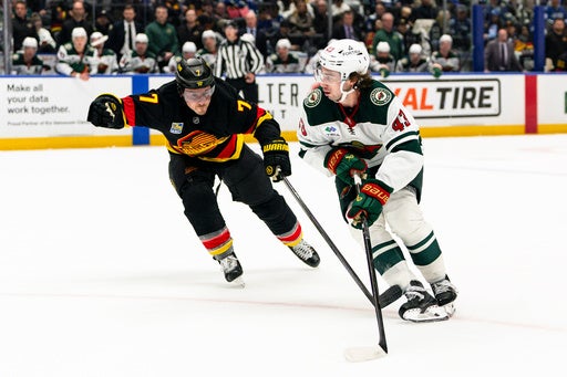Quinn Hughes has a goal and an assist in his Vancouver return in Wild’s 4-2 victory — KSTP 5, Crystal Sports news