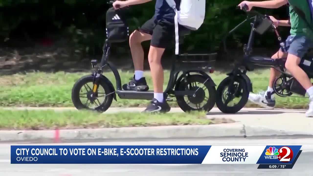 Oviedo city council to vote on micromobility rules to improve sidewalk safety — WESH 2 Orlando, Crystal Government news