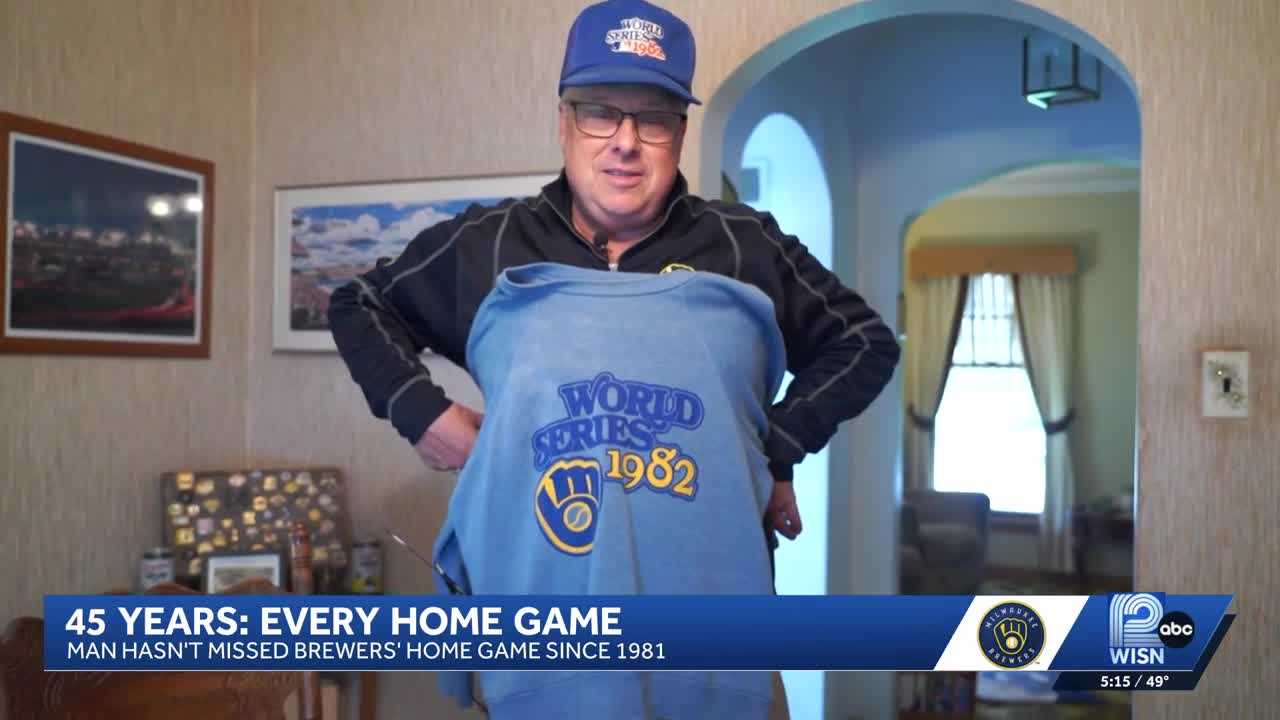 He hasn't missed a game since 1981, now he's hoping for a World Series win — WISN 12 Milwaukee, Crystal Sports news