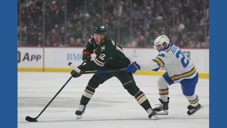Matt Boldy has 5th career hat trick and Wild beat Blues 5-4 — KARE 11 Sports, Crystal Sports news