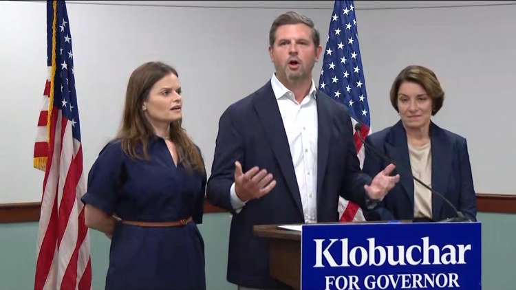 Parents of Harper Moyski backing Amy Klobuchar for governor — KARE 11 Local, Crystal Community news