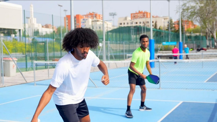 Smashing Stigma: Pickleball for men's mental health — KARE 11 Local, Crystal Health news