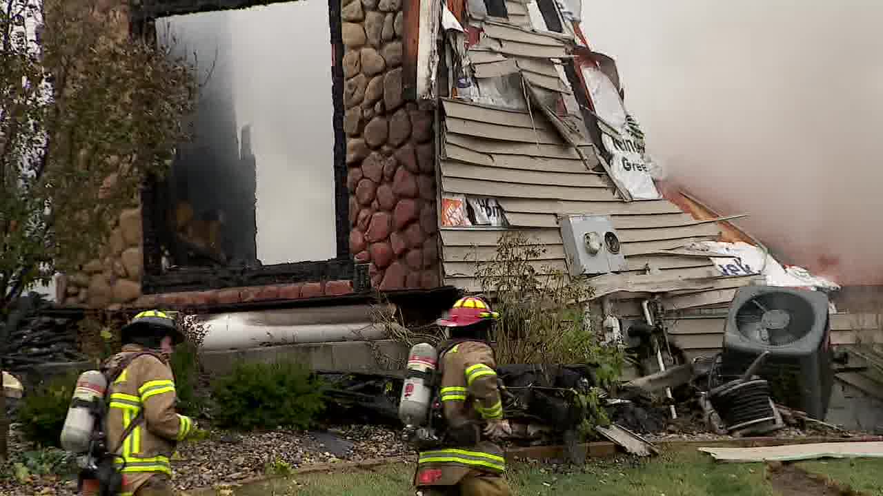 Victoria house fire leaves extensive damage, closes road near school — FOX 9, Crystal Schools news