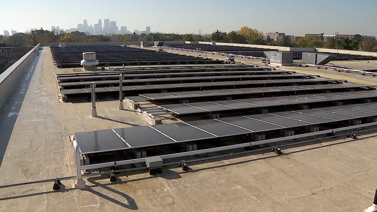 Minnesota nearing 400 solar-powered schools, 23 electric school buses purchased — FOX 9, Crystal Schools news