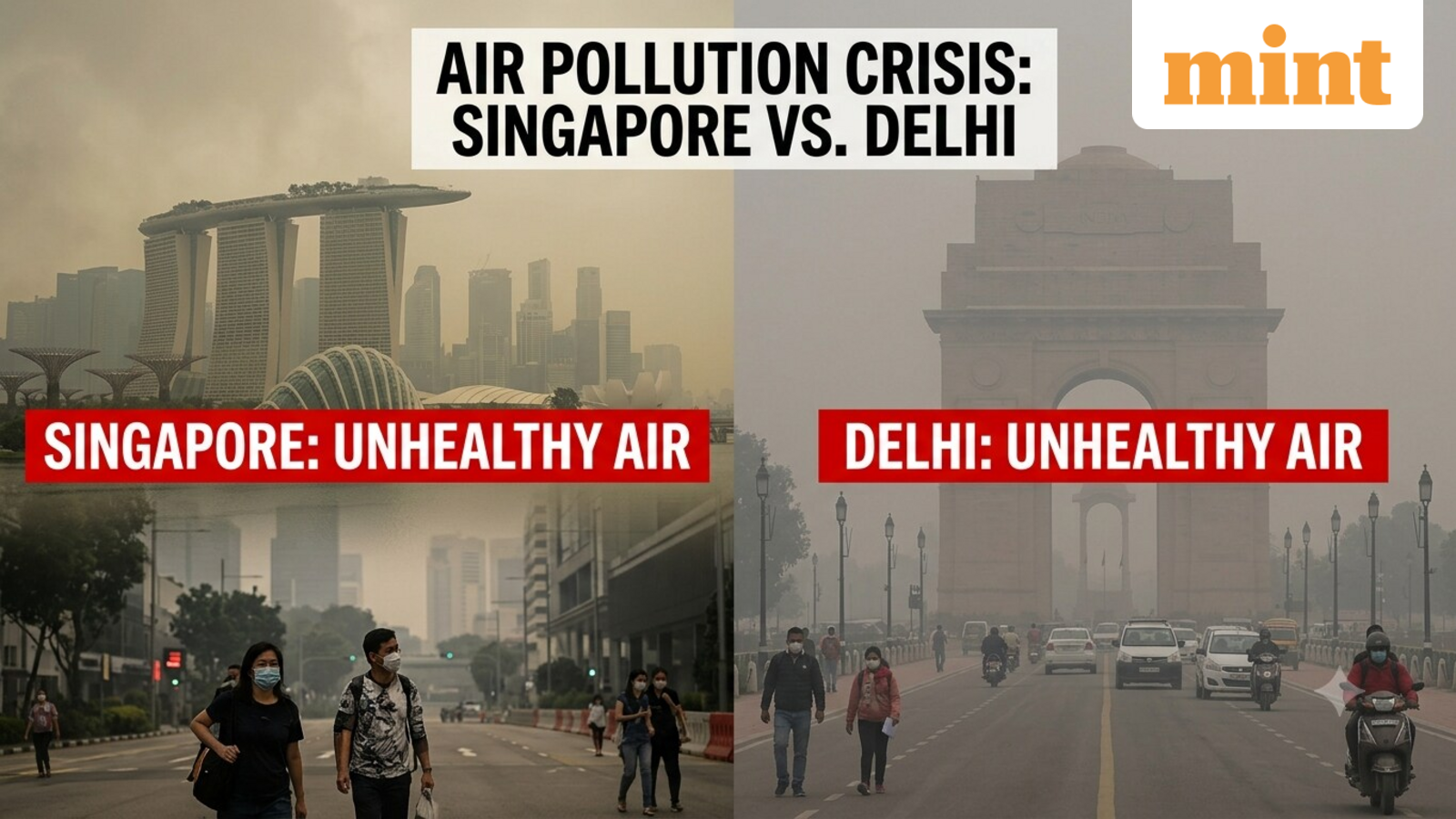 Delhi braces for GRAP curbs as AQI soars; Singapore battles wildfire haze. How do the two compare? — Mint India, Crystal Technology news